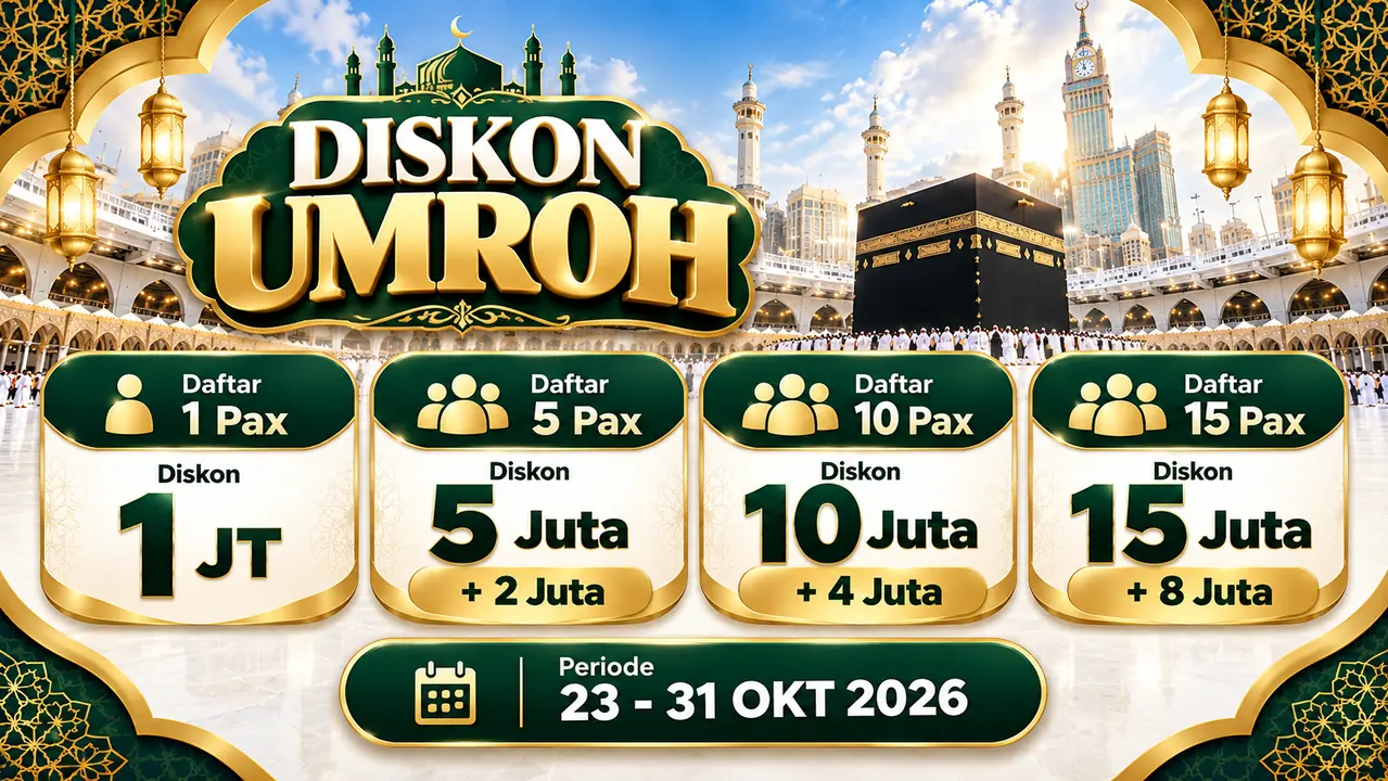 Umroh Termurah Dengan Banyak Bonus