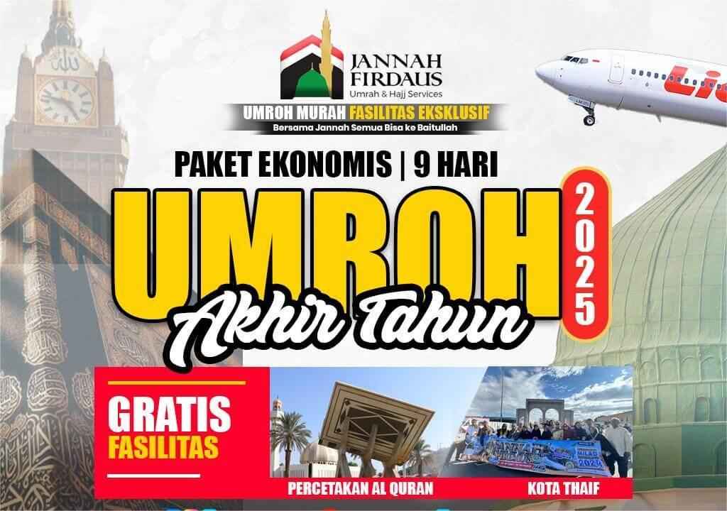 Paket Umroh Ekonomis dari Travel Resmi untuk Ibadah Umroh Akhir Tahun 2025