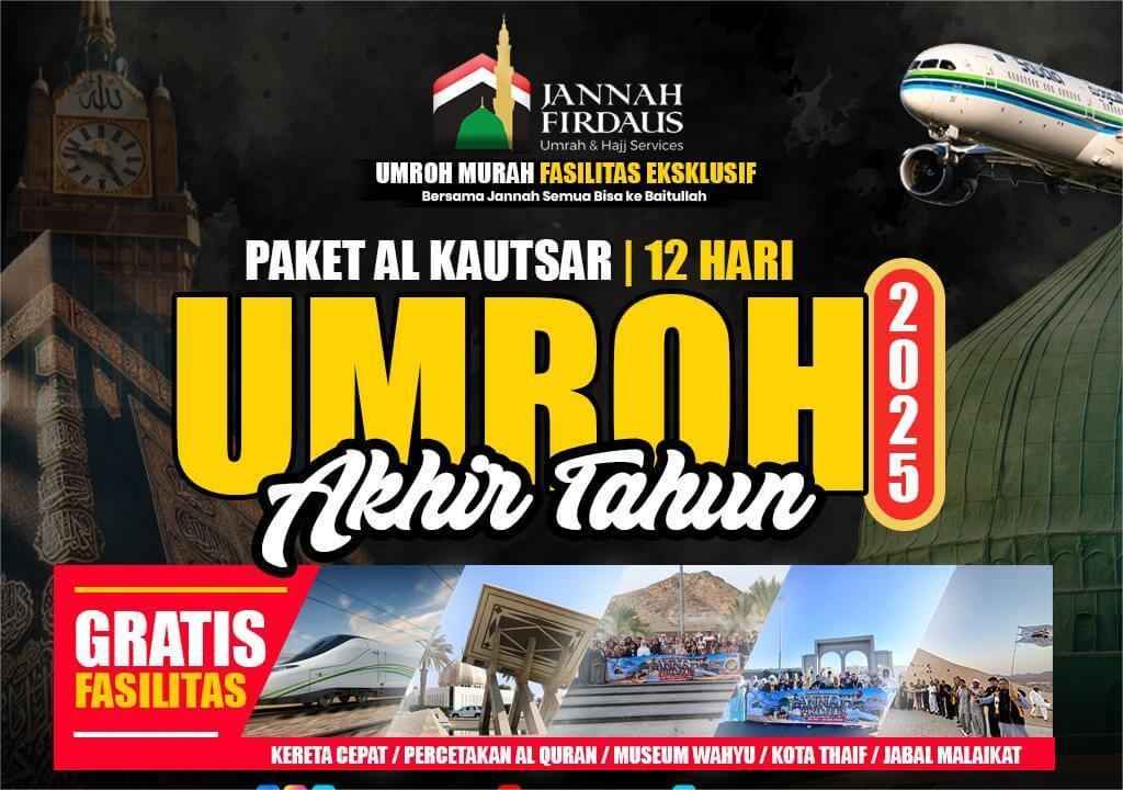 Layanan Paket Umroh Akhir Tahun Ibadah Nyaman, Berkah dan mewah