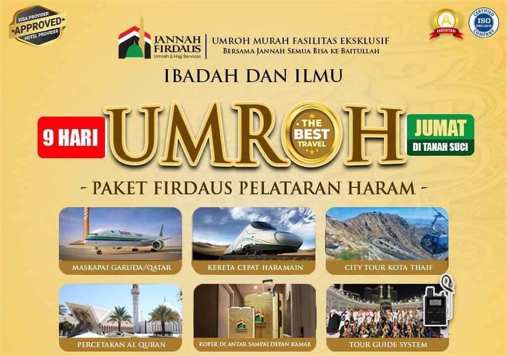 Paket Umroh VIP Dekat Pelataran Masjidil Haram oleh Travel Resmi Jannah Firdaus