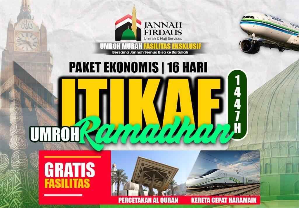 umroh itikaf ramadhan termurah
