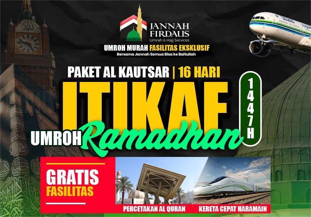 paket umroh itikaf ramadhan bisnis class