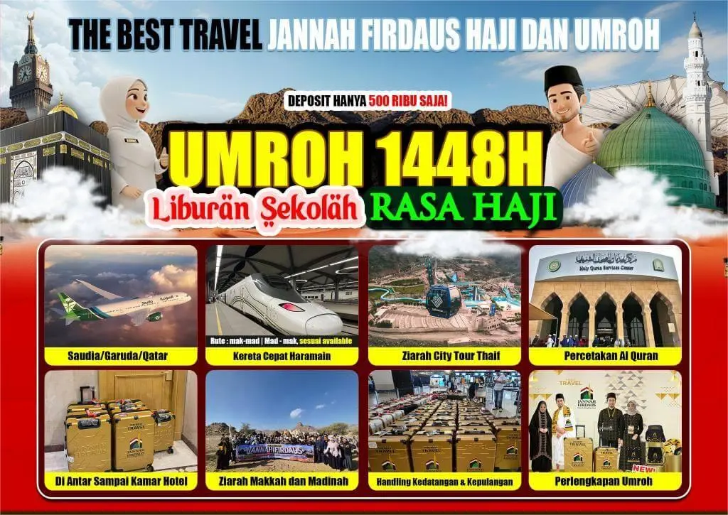 Program Umroh premium 1448 Hijriah bersama Jannah Firdaus