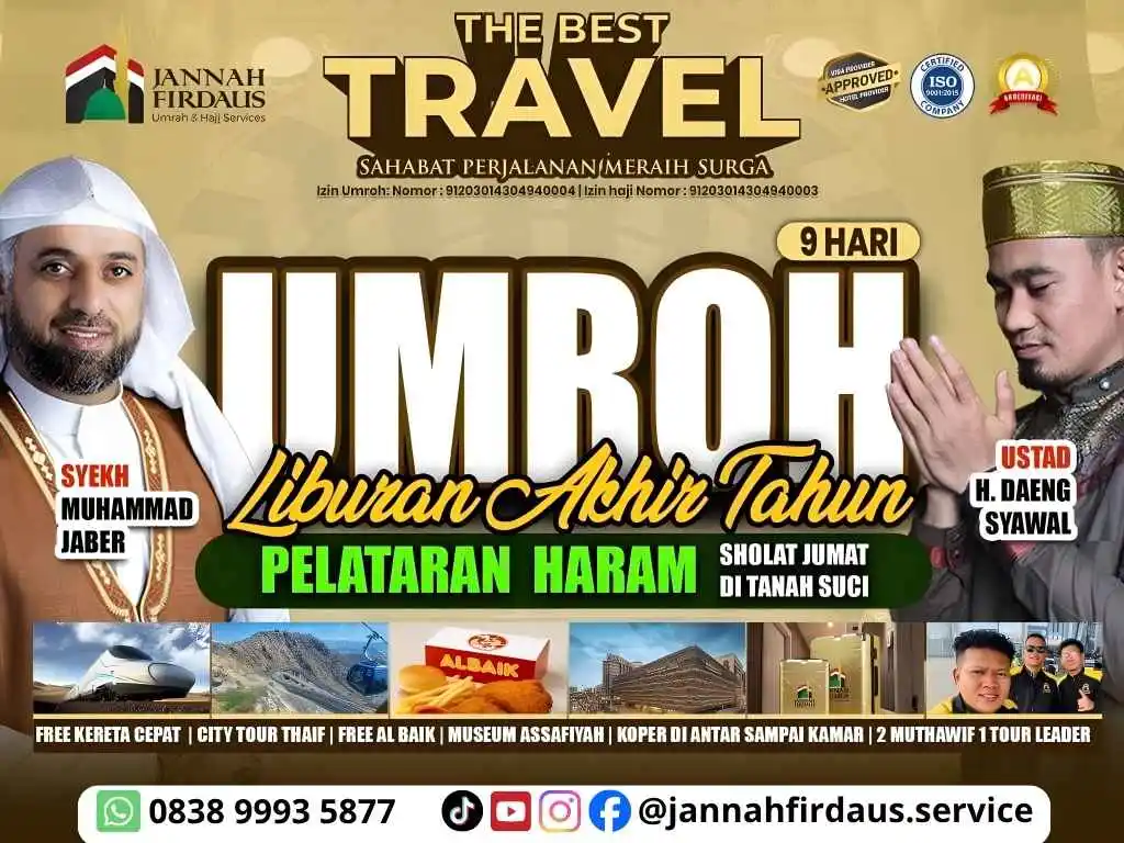 Paket Umroh Jannah firdaus vip