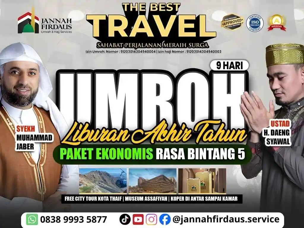 umroh akhir tahun ekonomis