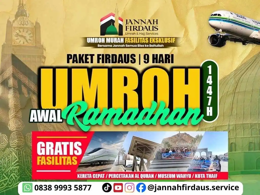 Umroh Ramadhan Berasama Jannah Firdaus Travel umroh & Haji