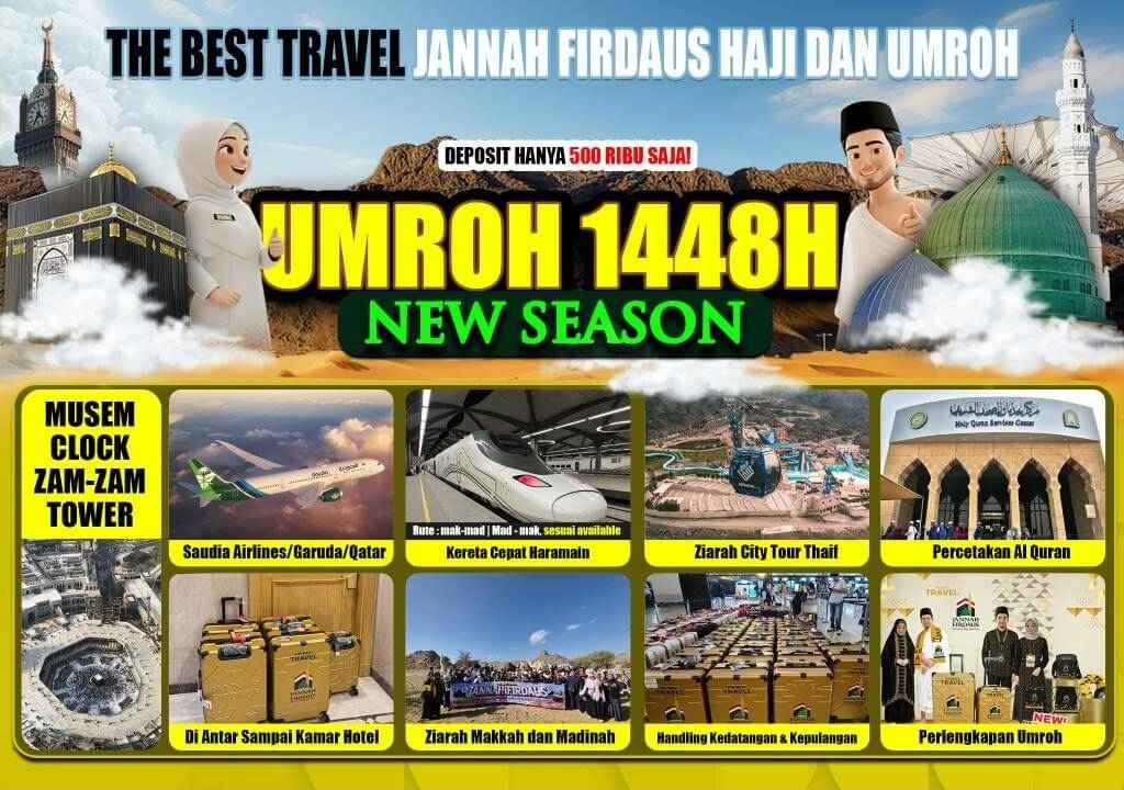 Paket Umroh Firdaus 9 Hari