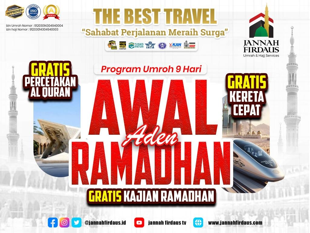 Paket Umroh Firdaus 9 Hari