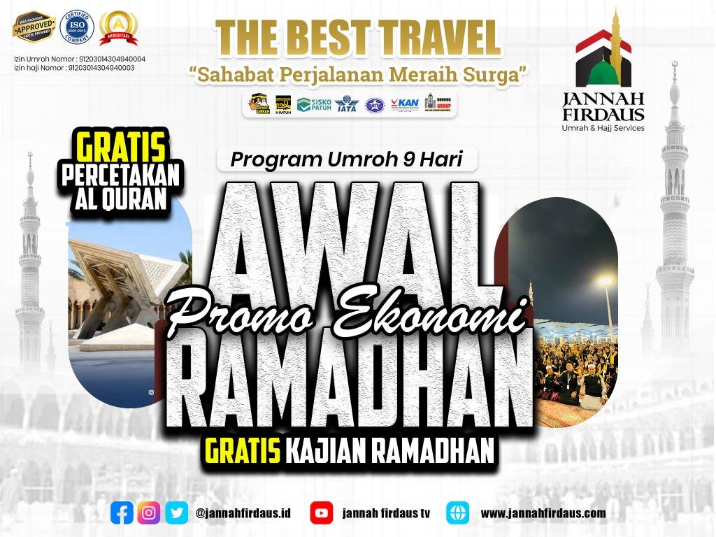 Paket Umroh Darusalam 9 Hari