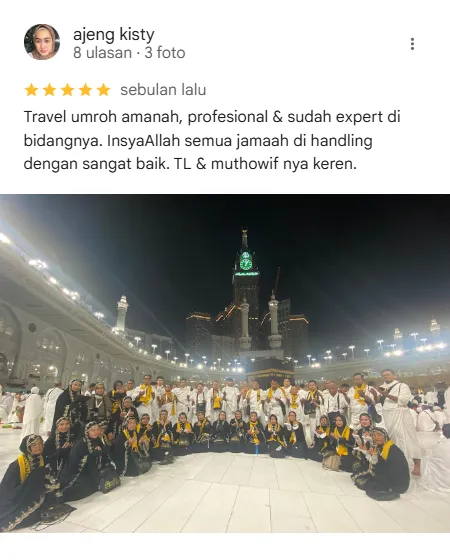 Perjalanan Umroh yang Berkesan di Jannah Firdaus Travel