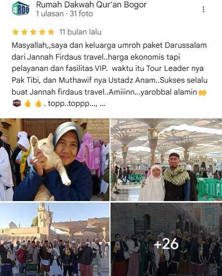 Travel Umroh dan Haji yang Berpengalaman di Jannah Firdaus Travel